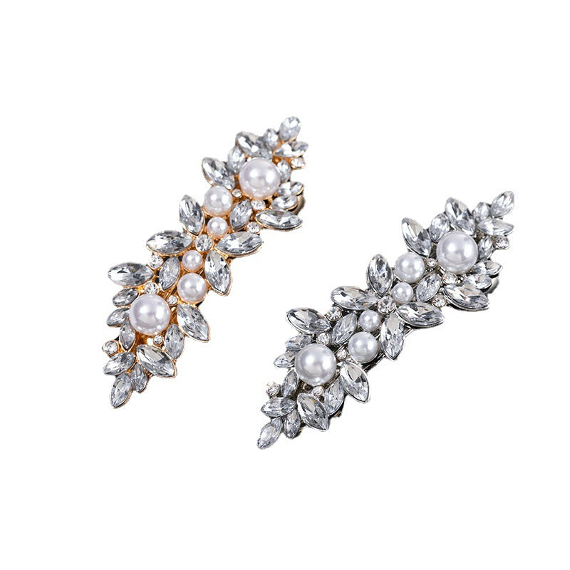 Wholesale Rhinestone Superflash Alloy Hair Clips